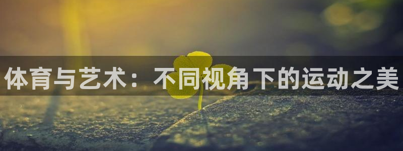 千亿国际官方正版app集团：体育与艺术：不同视角下的
